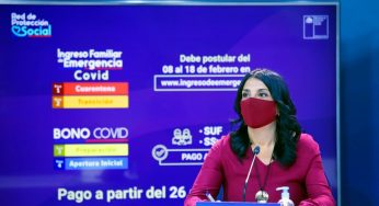 Ministra Rubilar por IFE y Bono Covid: “Podríamos llegar a más de 3,5 millones de hogares y cerca de 9 millones de personas”