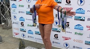 Nadadora chilena de 87 años gana 10 medallas de oro en Panamericanos de Colombia