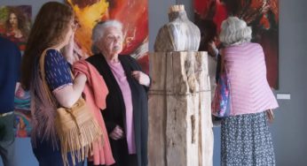 Gisselle Ávila inaugura exposición de esculturas “Madre y Tierra” en el ascensor Concepción
