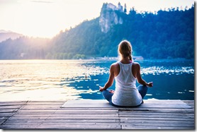 Meditation by the lake