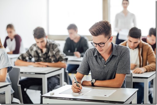 Students Doing Exam