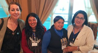 Mujeres de la pesca de Chile participan del Foro de Economía Azul